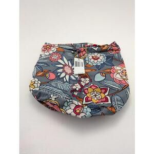 NWT Womens Vera Bradley Ditty Bag Tropical Evening Daisies Colorful Flowers Bag